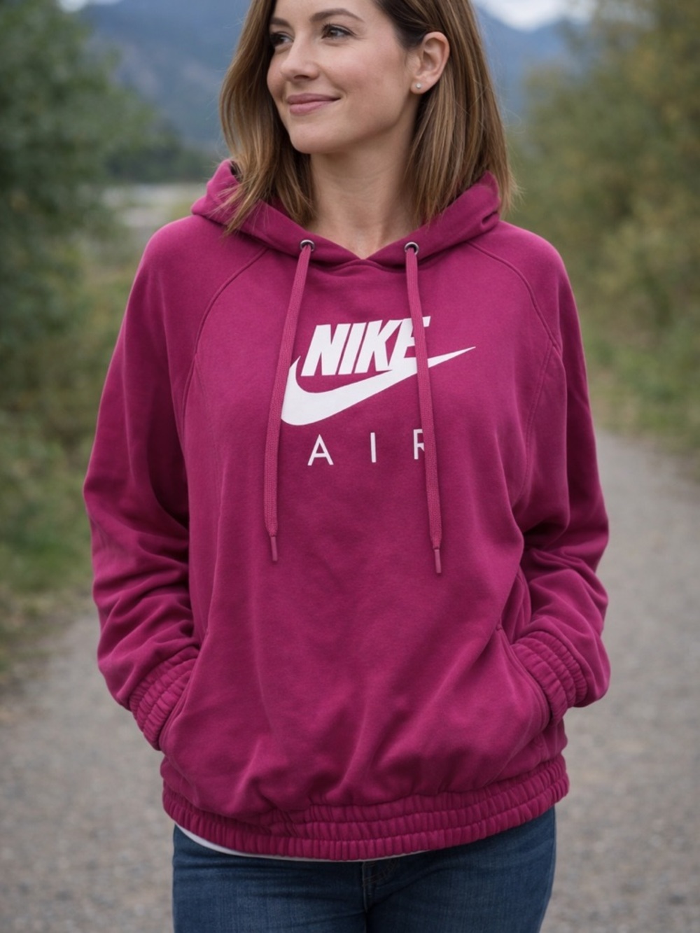Nike Air Oversized Hoodie Long Sleeve Large